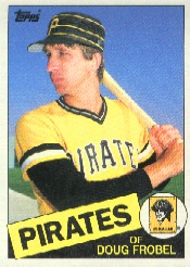 1985 Topps Baseball Cards      587     Doug Frobel